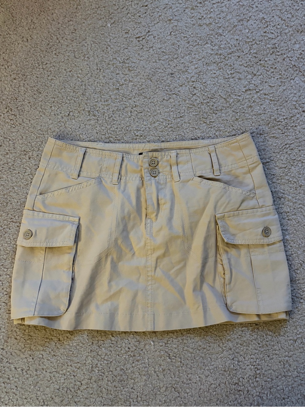 Brandy Melville Beige Cargo Mini Skort